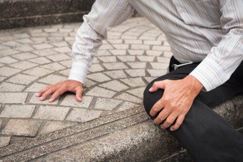Slip and fall on brick steps injury attorney Durham